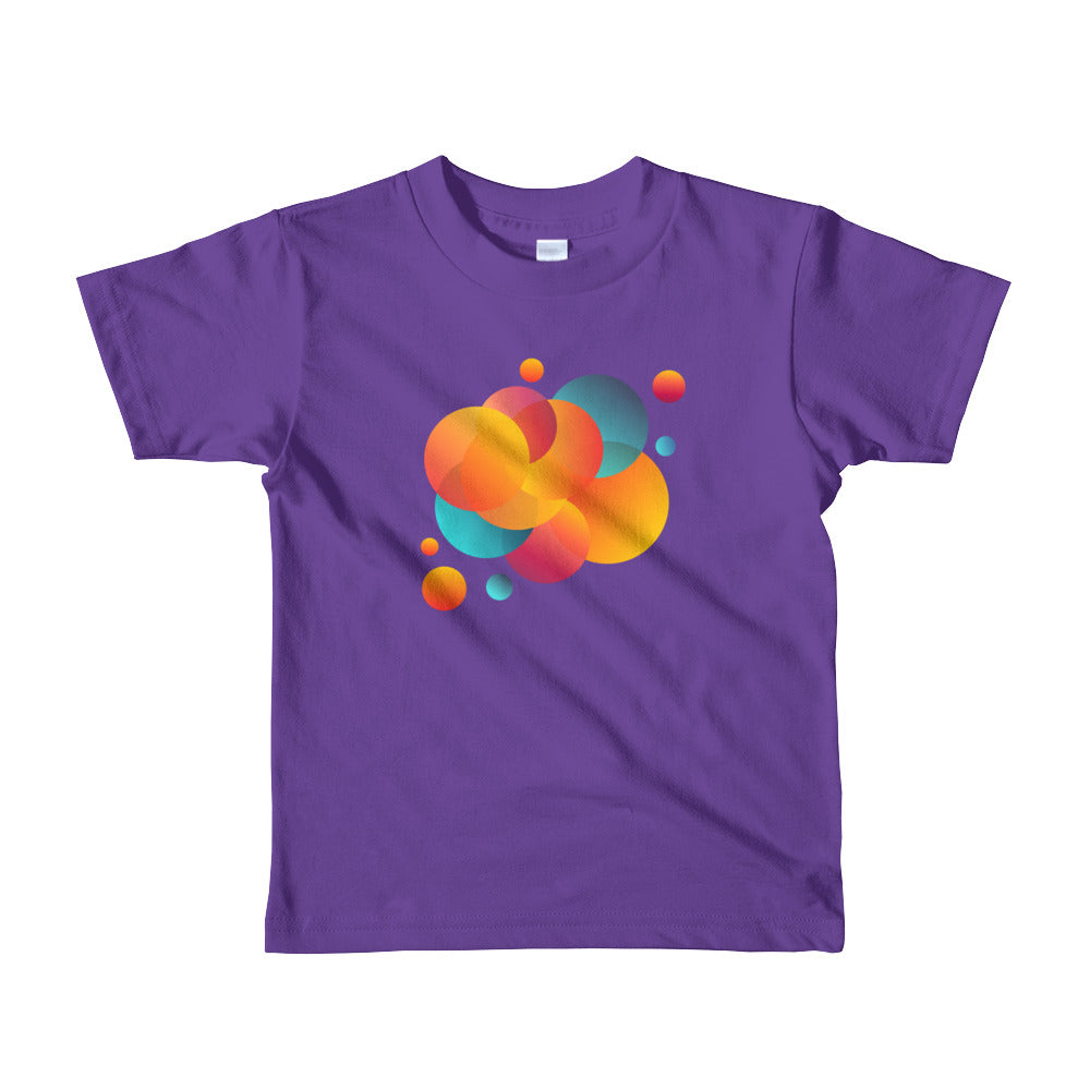 Short sleeve kids t-shirt - Purple / 2yrs - VITALS Demo Store -