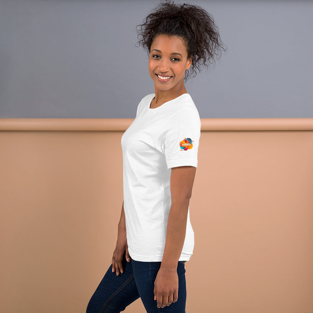 Short-Sleeve Unisex T-Shirt - White / XS - VITALS Demo Store -