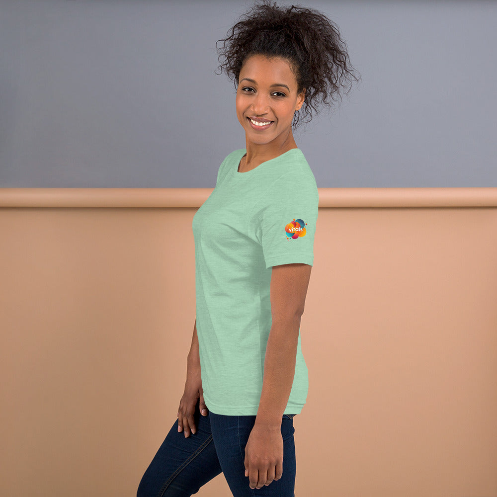 Short-Sleeve Unisex T-Shirt - Heather Prism Mint / XS - VITALS Demo Store -